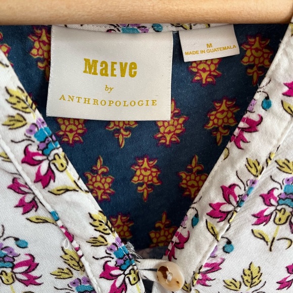 Anthropologie 3/4 sleeve top - Picture 2 of 9